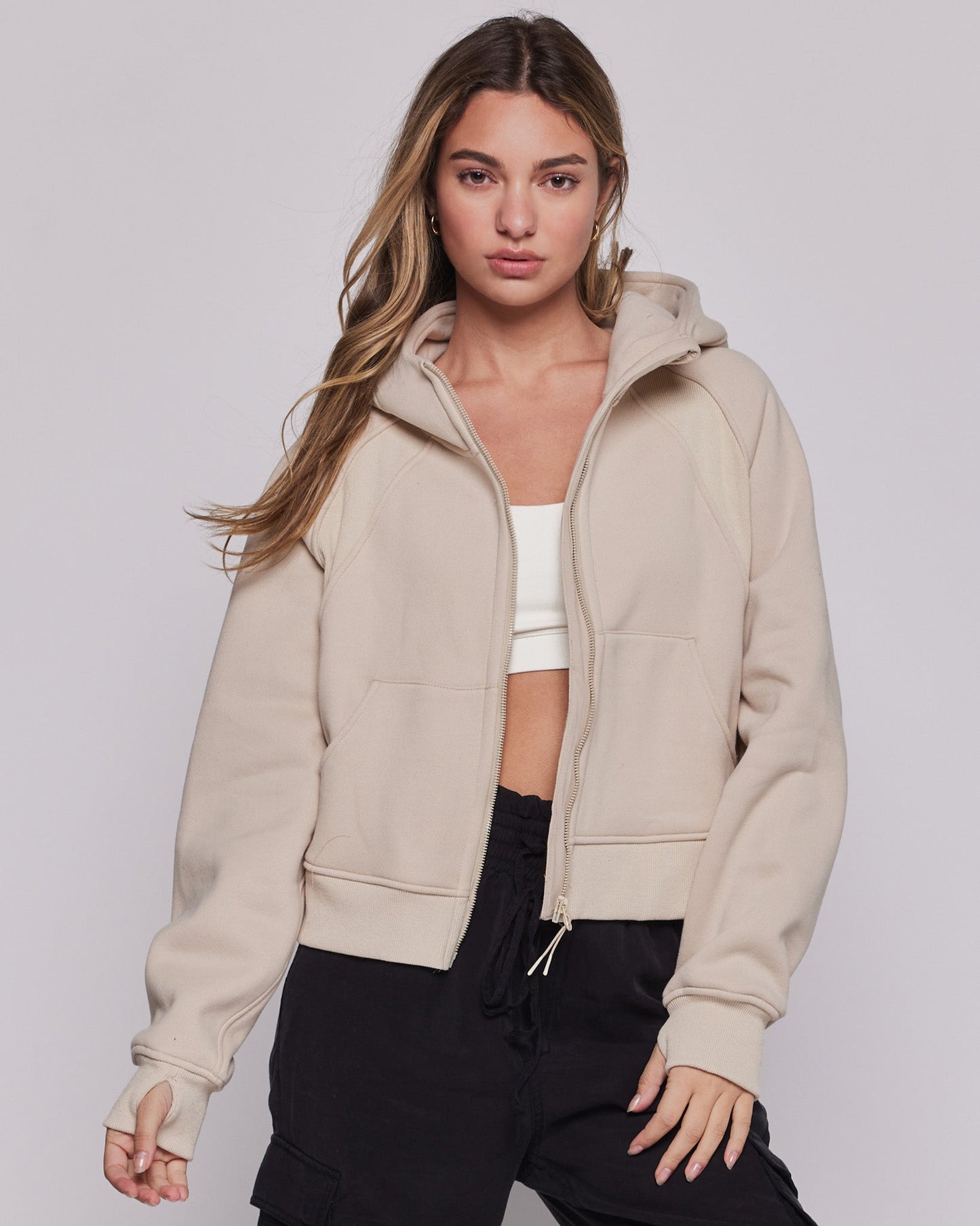 Fleece Full Zip Hoodie in multiple colors