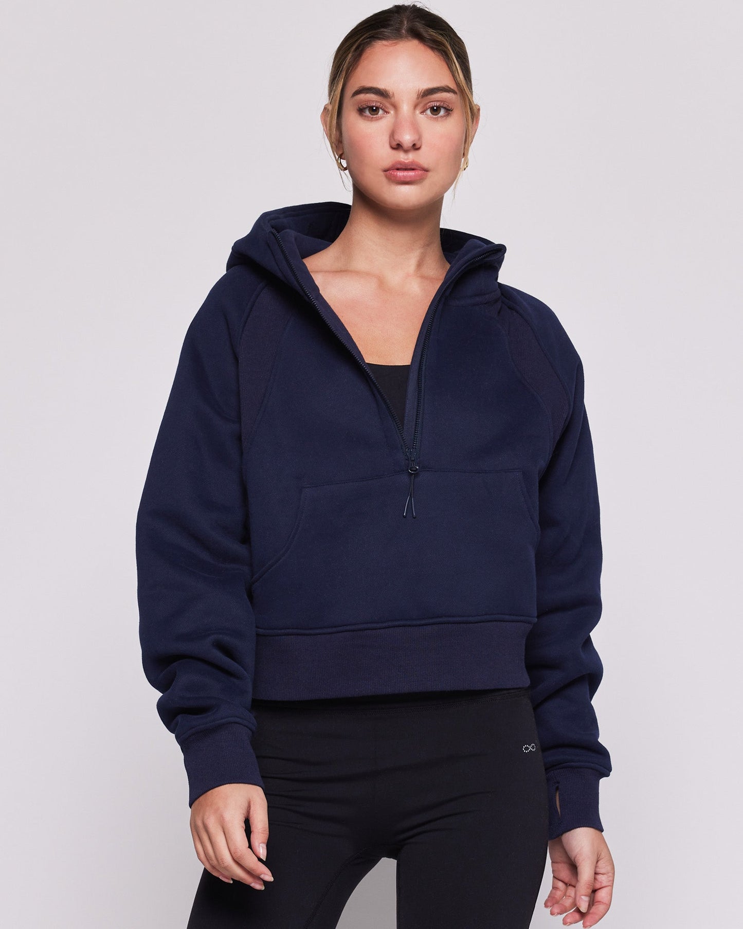 Effortless Fleece Half Zip Hoodie
