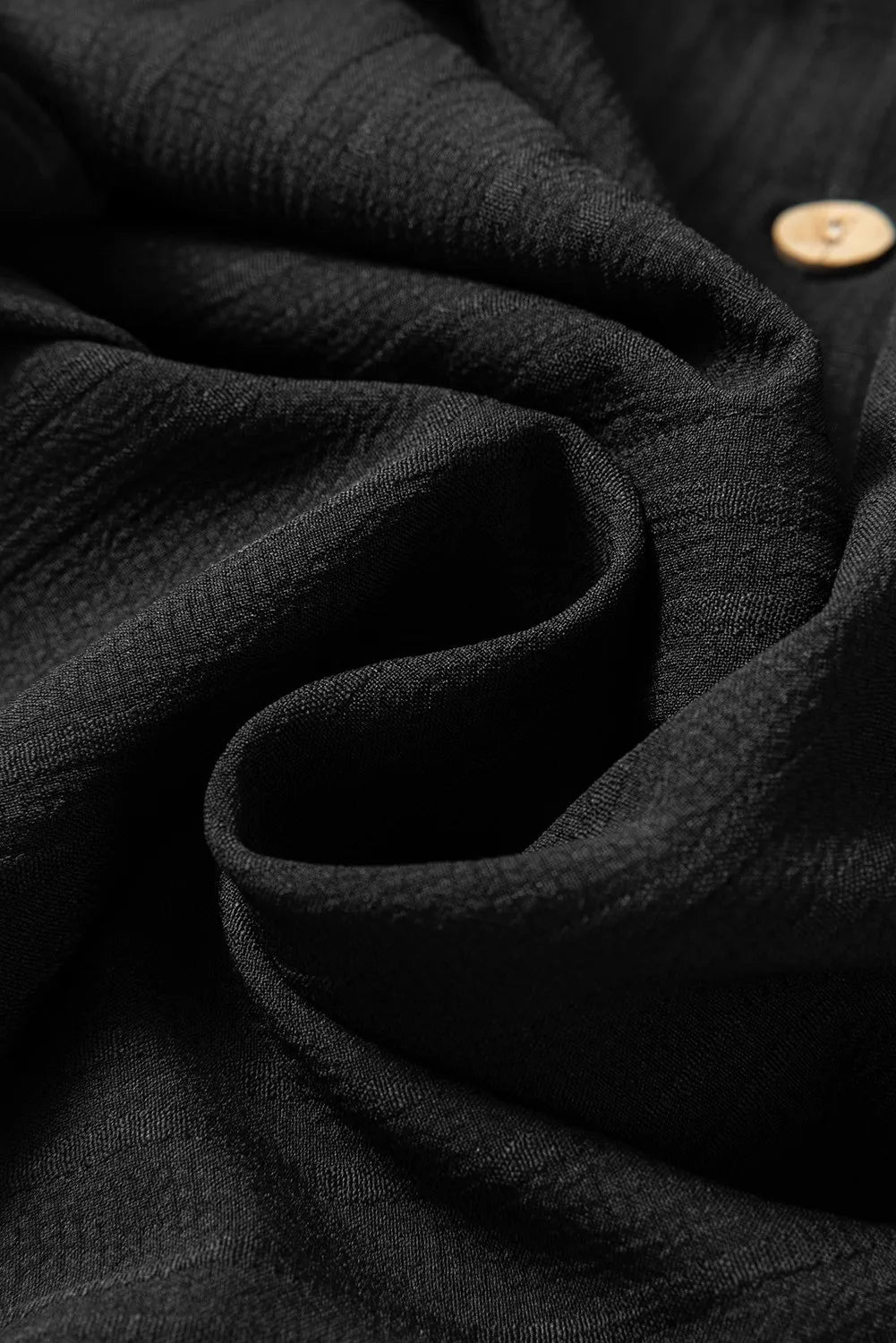 Sophisticated Textured Long Sleeve Shirt with Collared Neckline for Women
