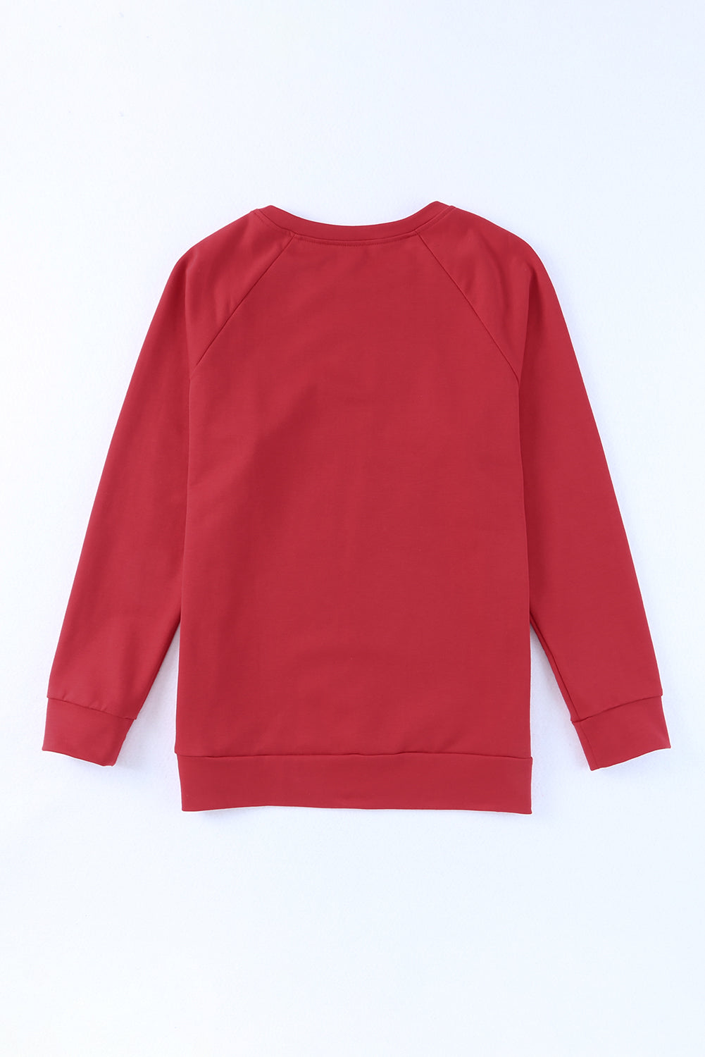 Red Raglan Sweatshirt