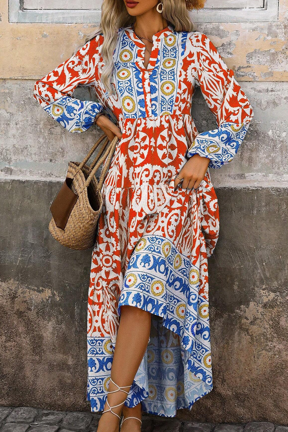 Geo Maxi Dress