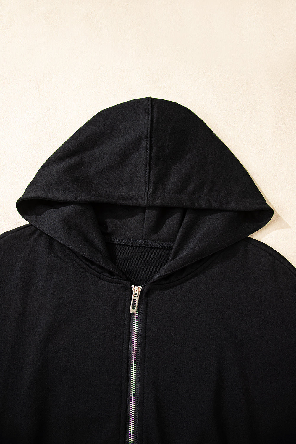 Double Zipper Hooded Jacket and Sweatpants Set in multiple colors