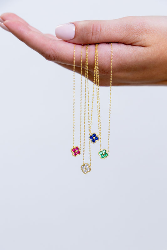 Mini Gracie Pendant Necklace in multiple colors