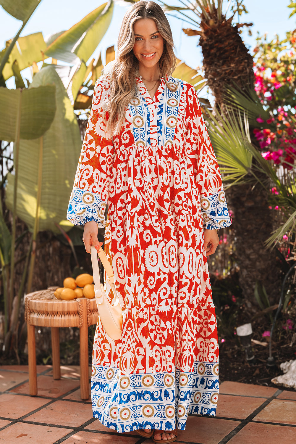 Geo Maxi Dress