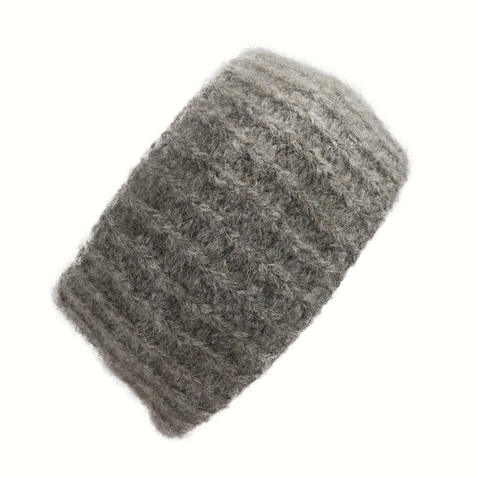 Ribbed Alpaca Ear Warmer in Autumn