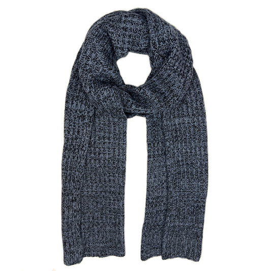 Marled Storm Knit Cashmere Scarf-0