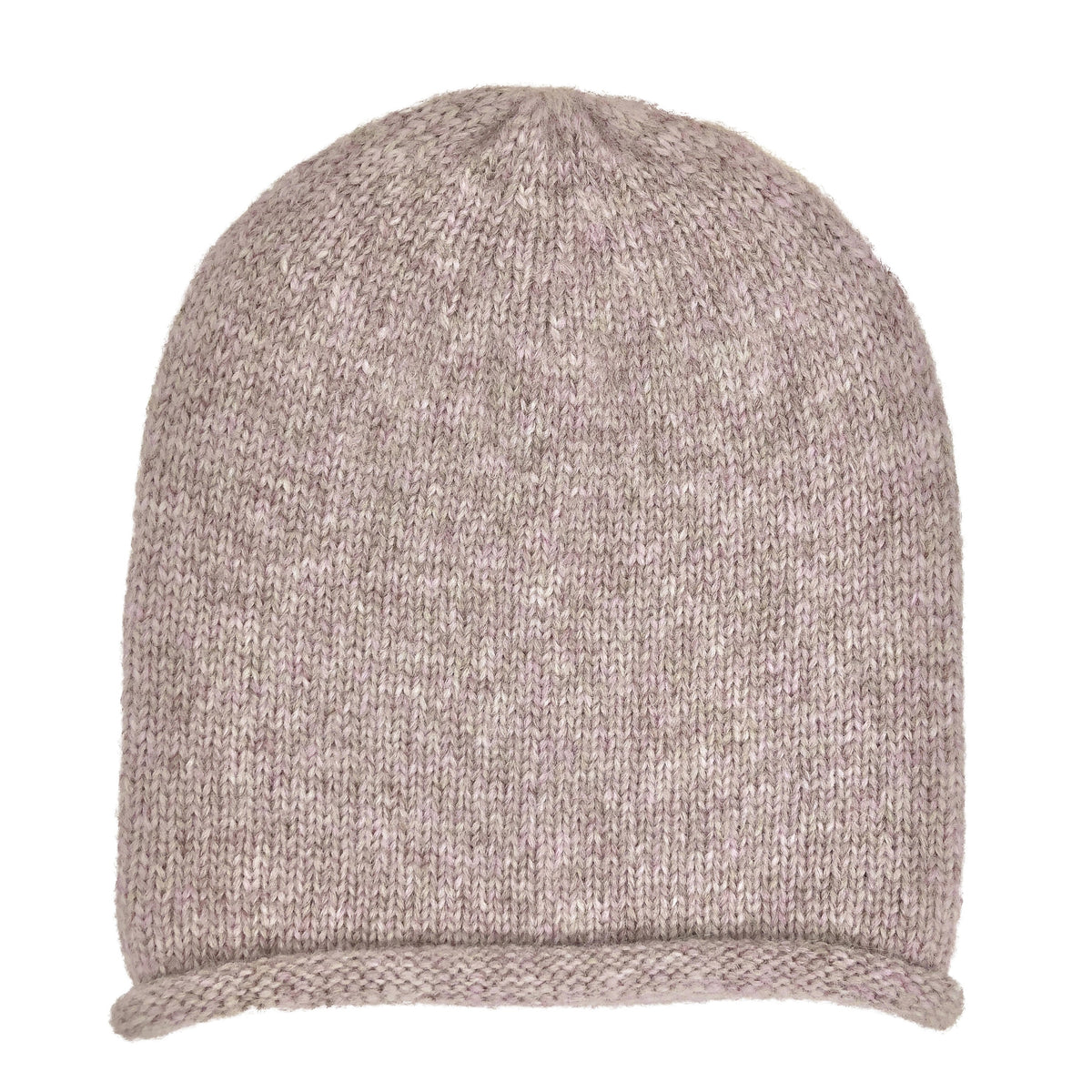 Essential Knit Alpaca Beanie in Blush