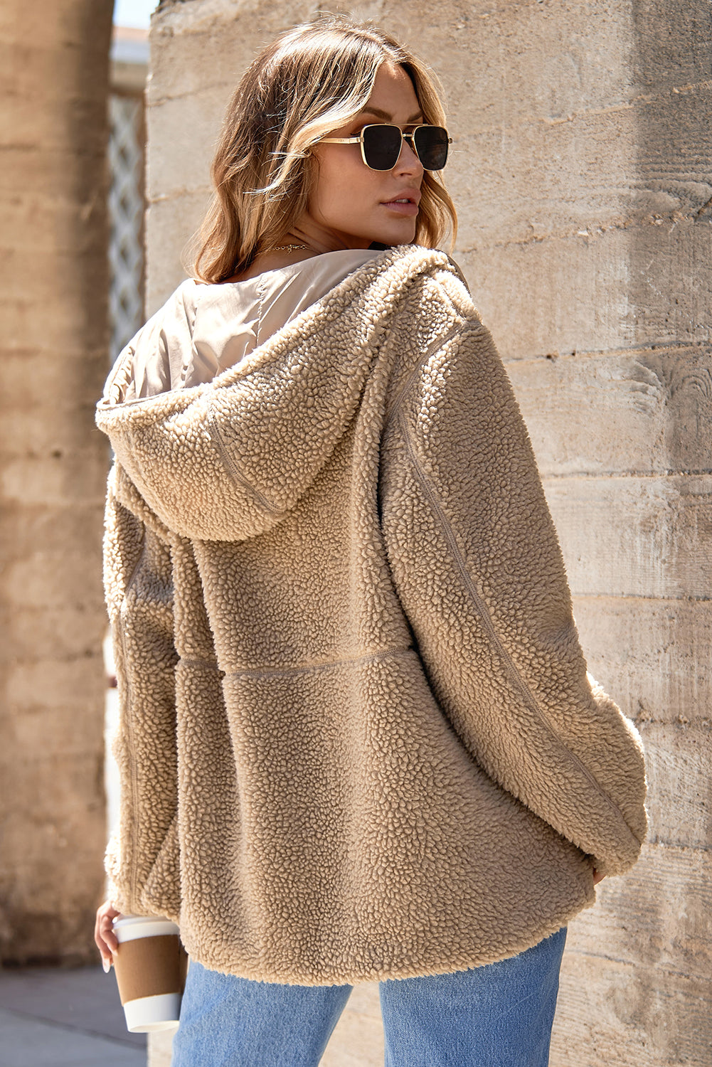 Fleece Hooded Jacket