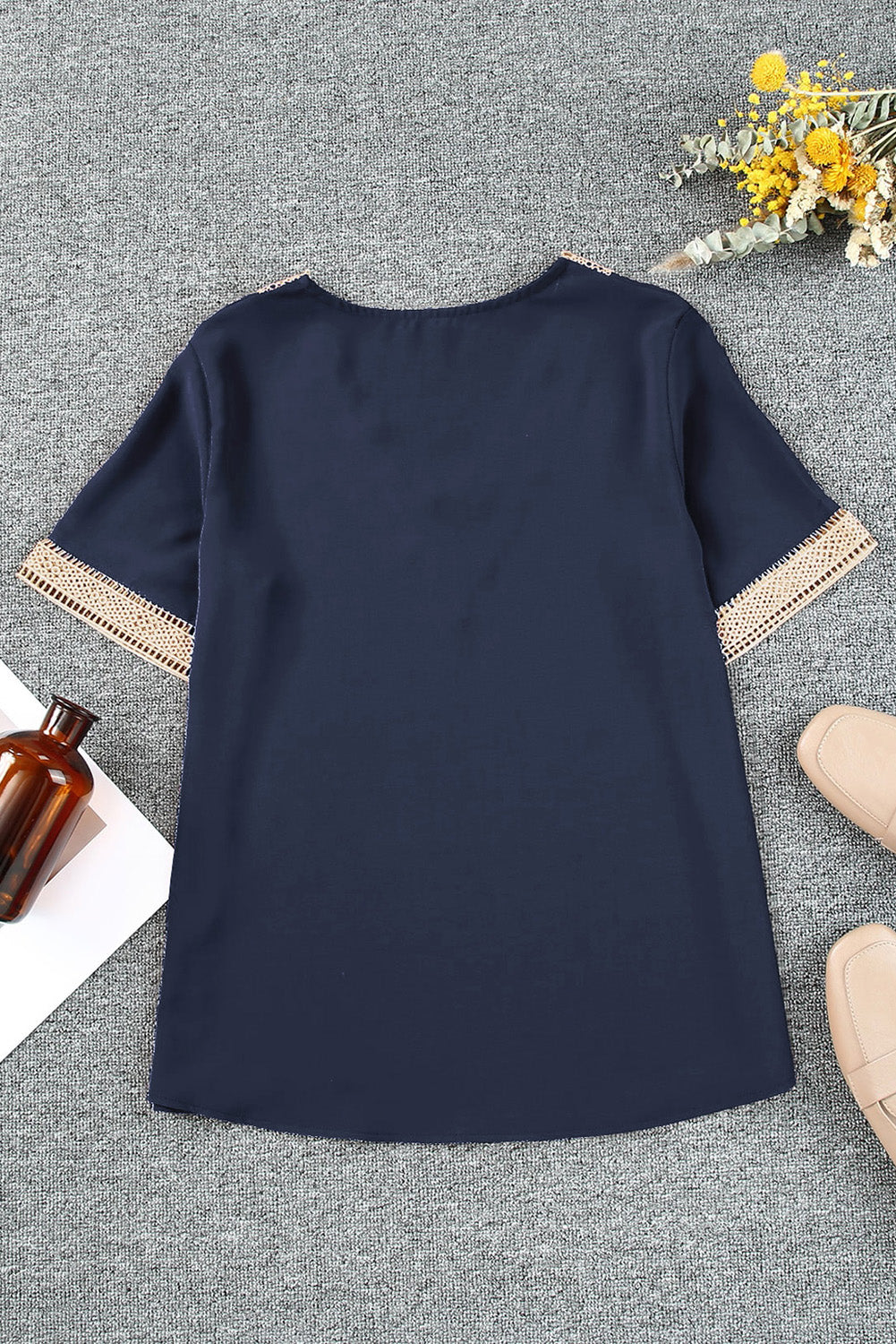 Lace Trim Blouse