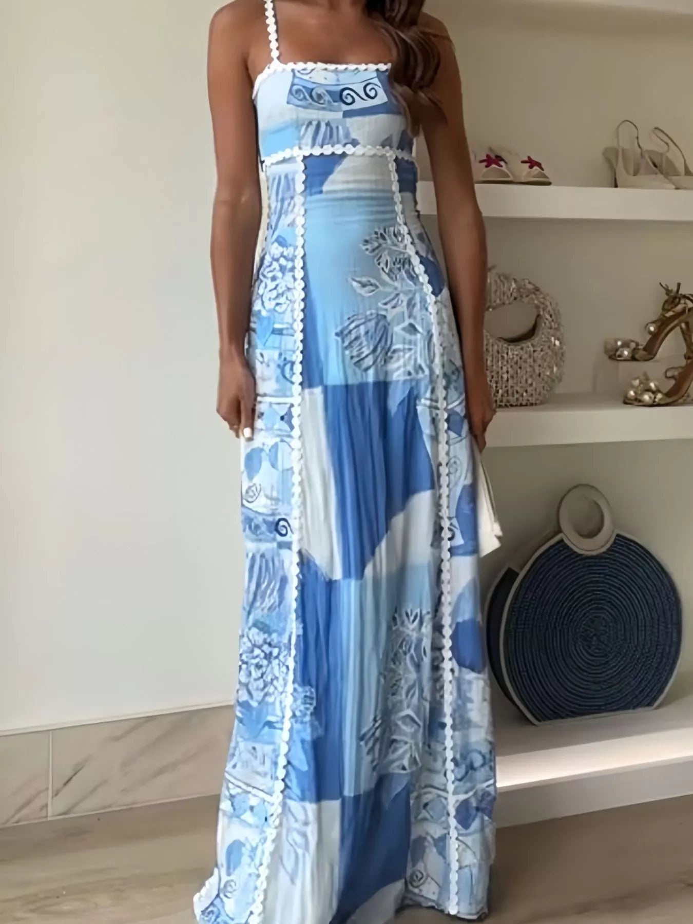 blu moon maxi dress Blue – Eddie and Ollie Fit Bust coverage:standard Can You Wear Oxford Size Guide:10