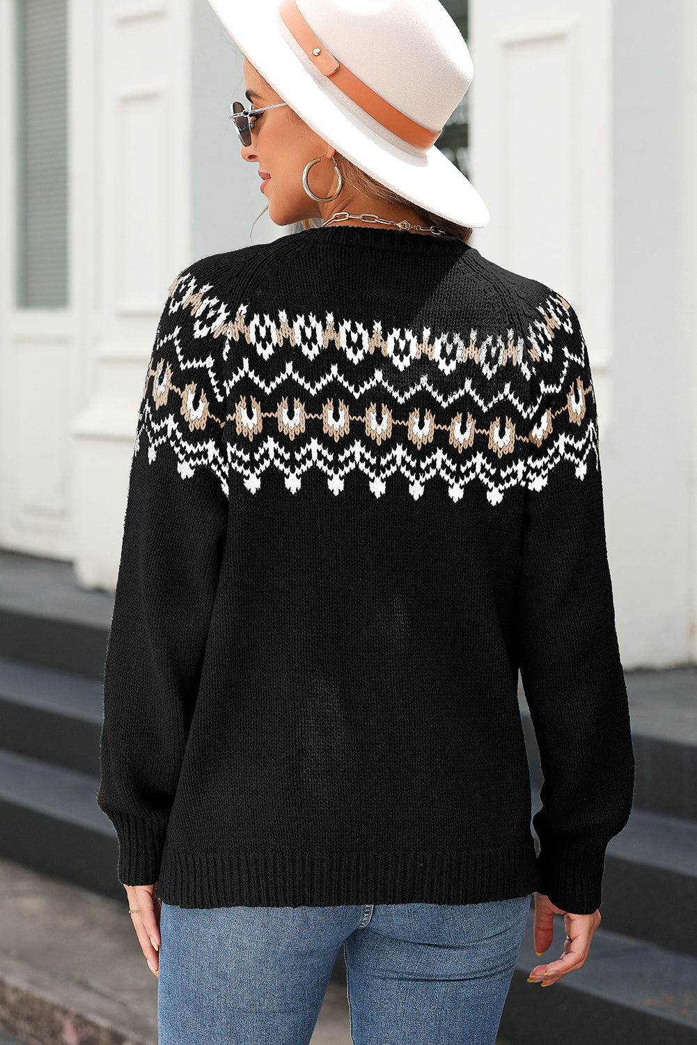 Abstract Cardigan Sweater in multiple colors