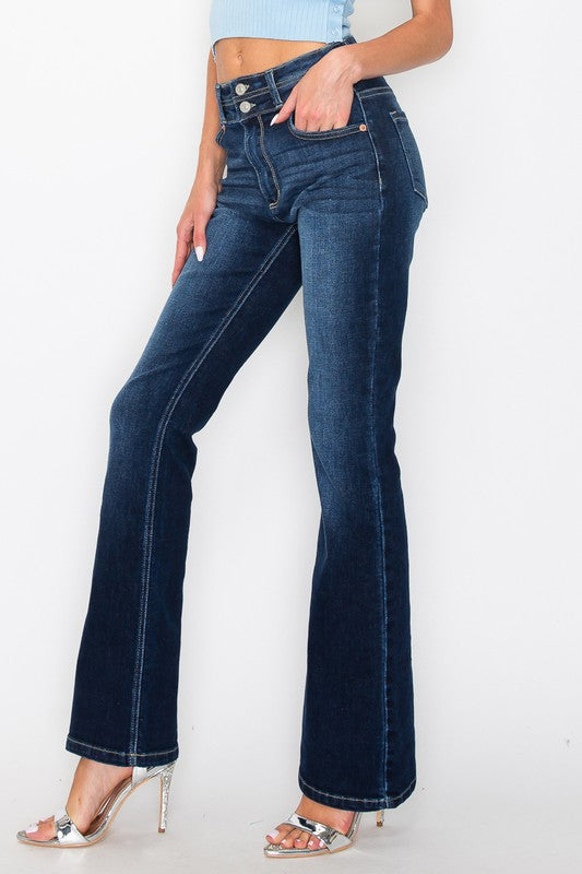 The Ginny Jean - High Rise Bootcut with Tummy Control by Artemis Vintage