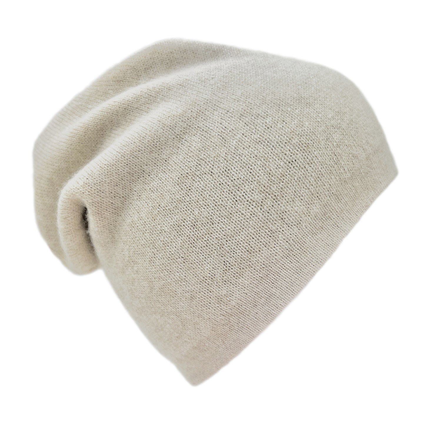 Coffee + Cream Reversible Cashmere Beanie-3