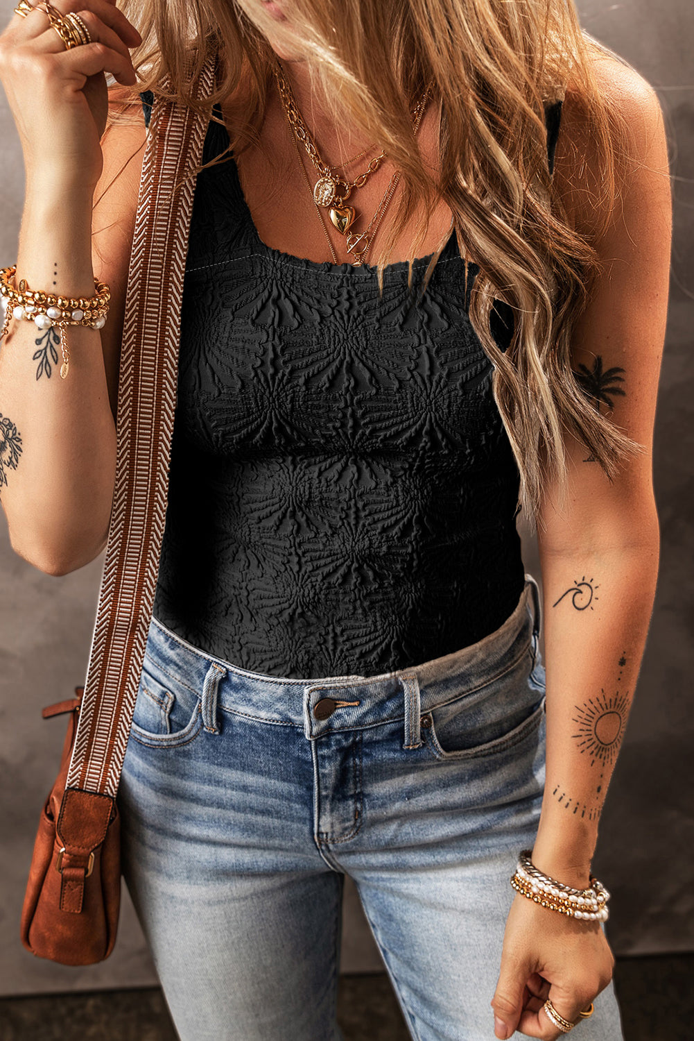 Jacquard Tank Top*