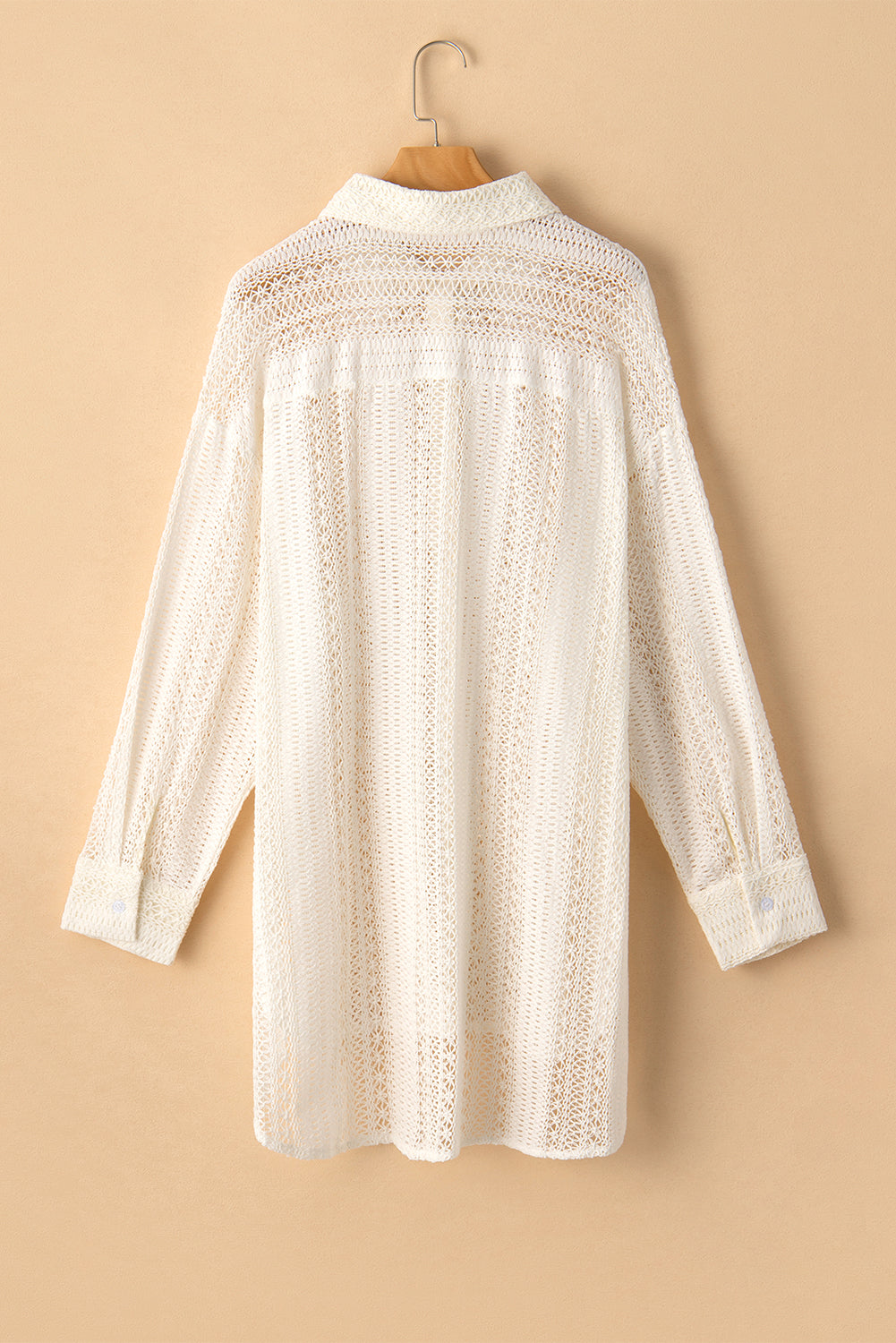 Crocheted Oversized Shirt