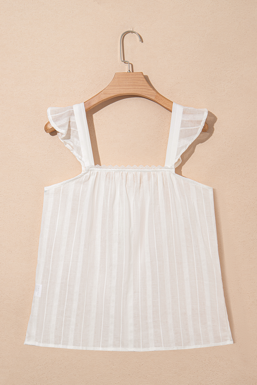 Perfect White Lace Summer Tank Top