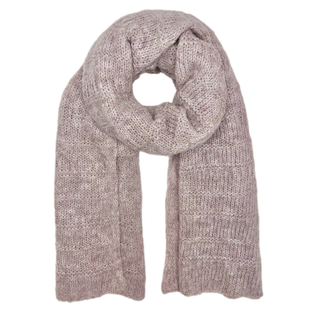 Highland Alpaca Scarf in Dusty Mauve