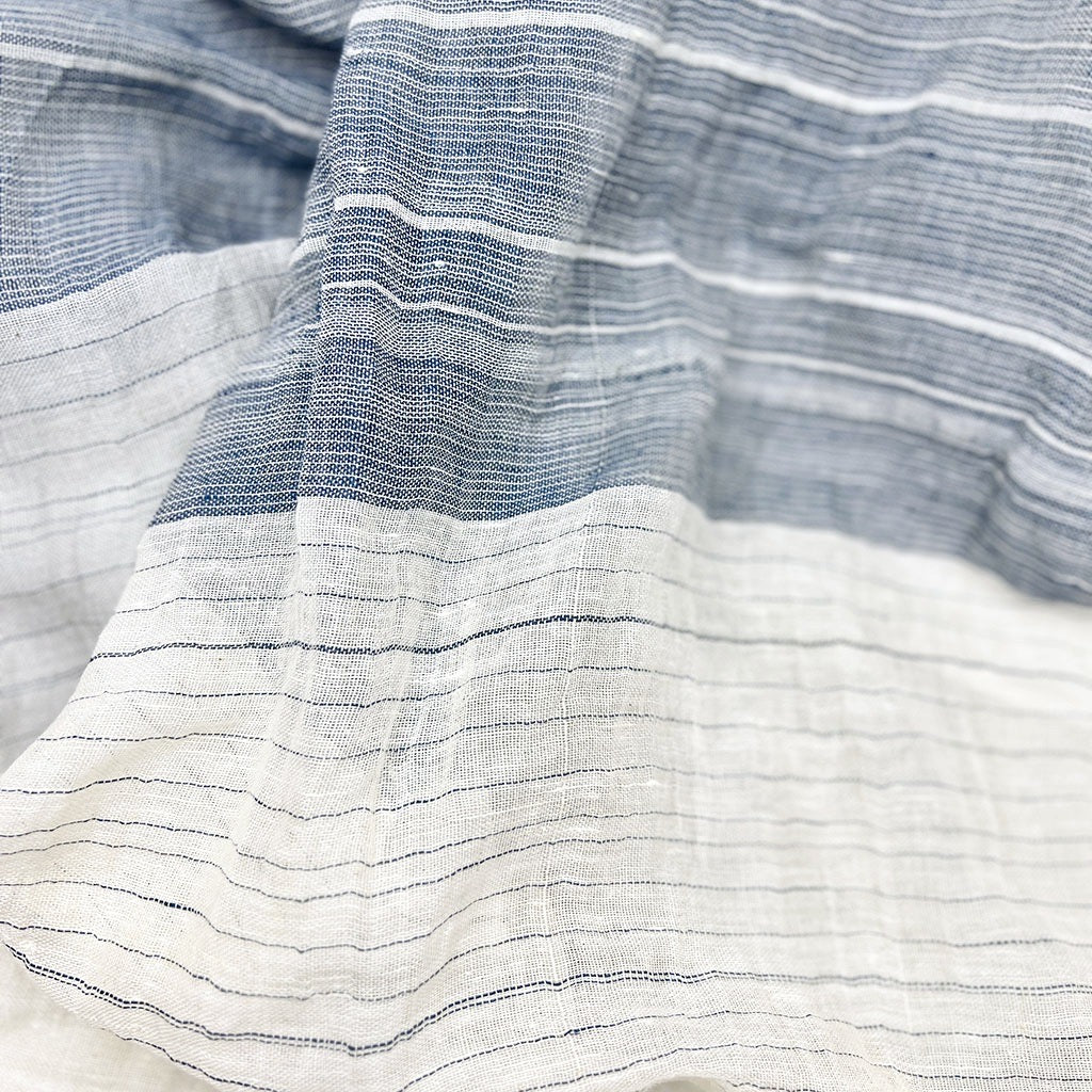Linen Cotton Blend Wrap Scarf in multiple colors