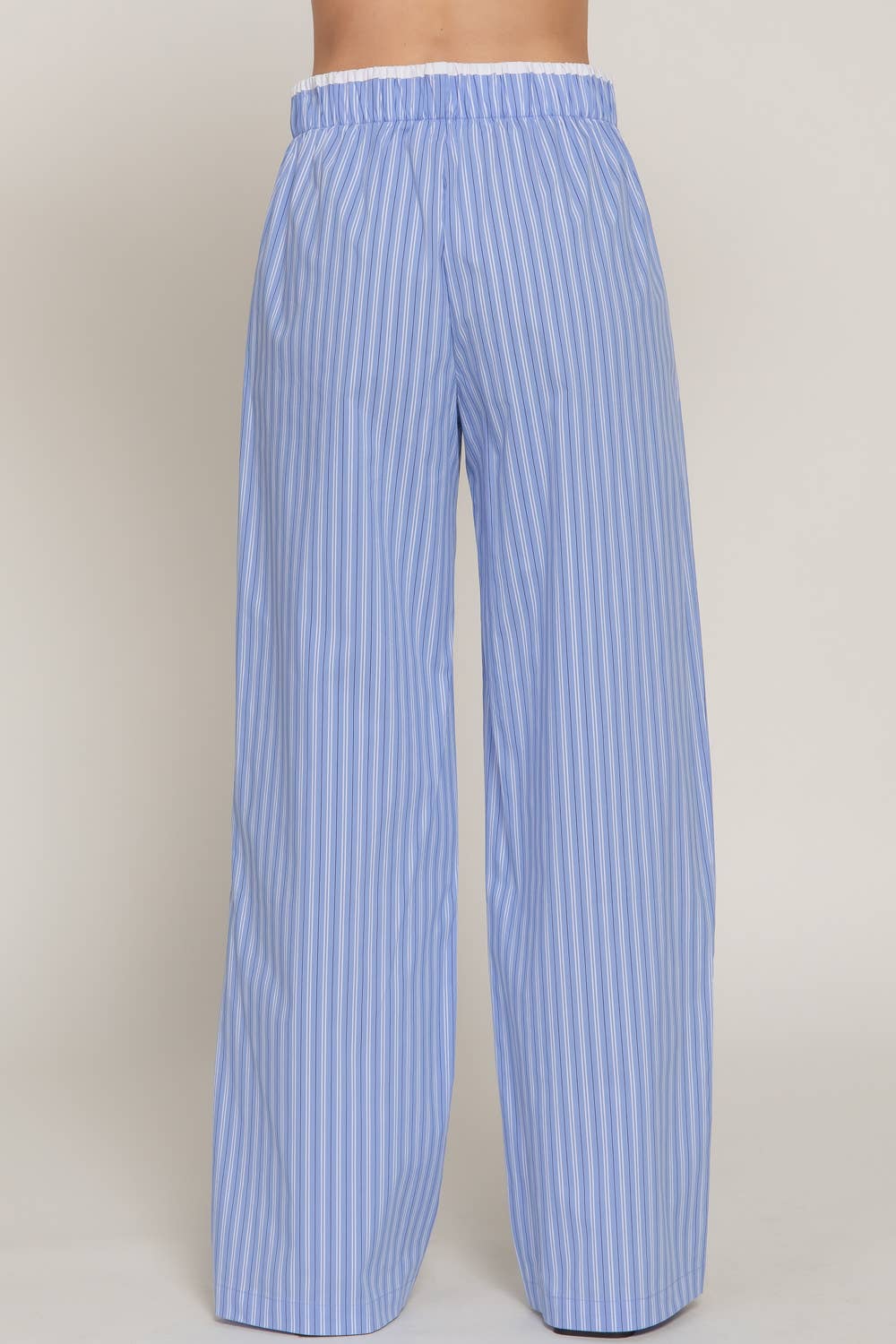 Lounge Line Boxer Pants in blue and brown