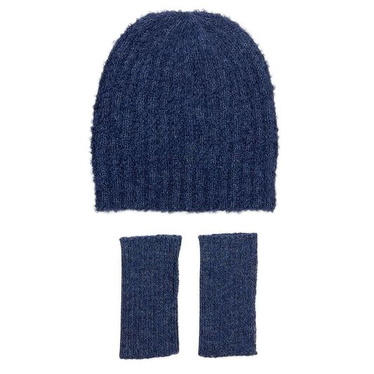Minimalist Alpaca Gloves in Navy