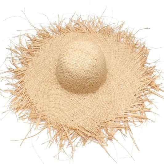 Foldable Handmade Vintage Straw Hat