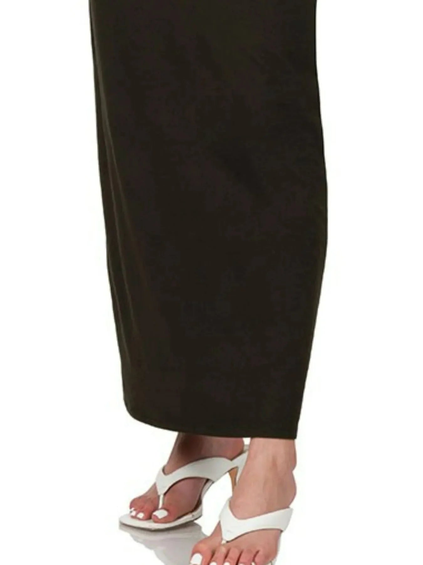 Zenana Brushed Dty Thin Strap Racerback V-Neck Maxi Dress-2