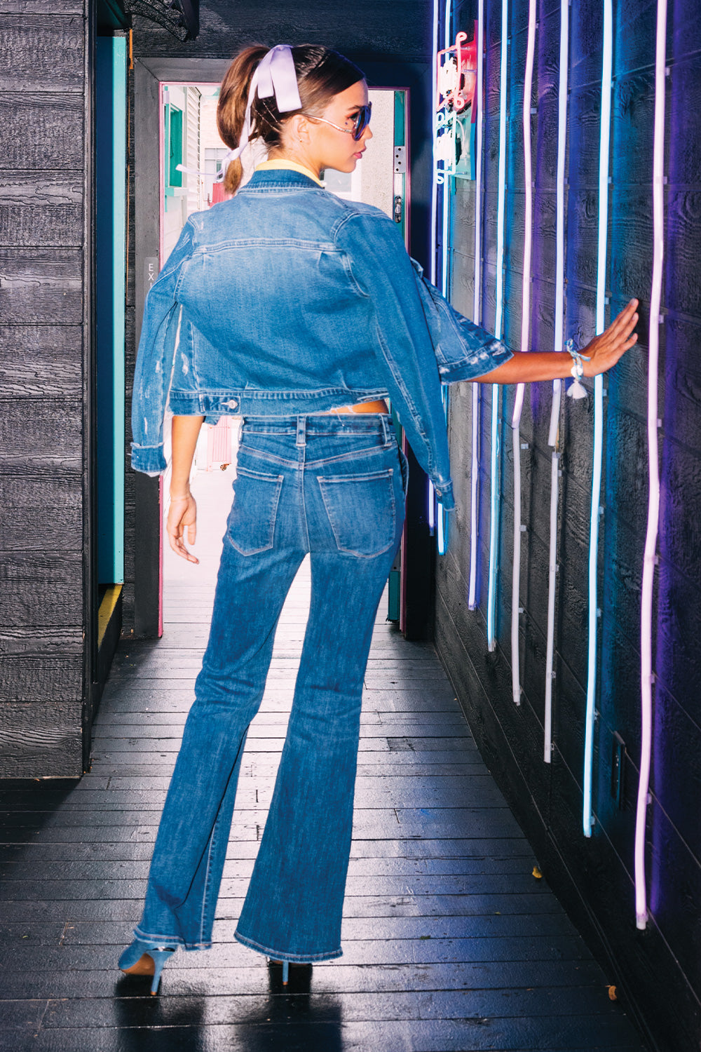 The Jessie Jean - High Rise Stretchy Bootcut by Enjean