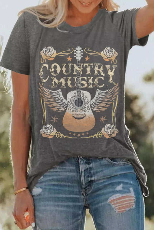 Country Music Graphic T Shirt