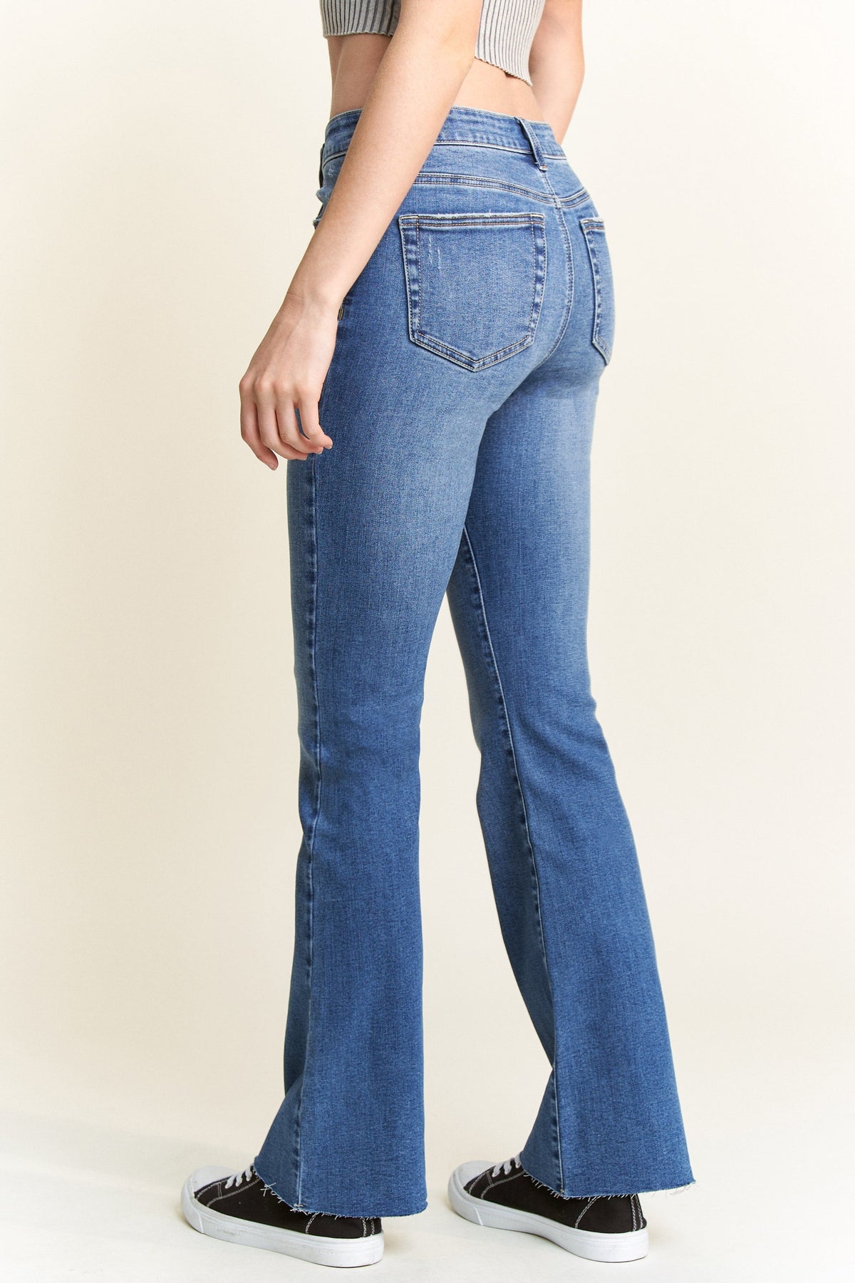 The Persephone Jean - Mid Rise Classic Bootcut by Enjean