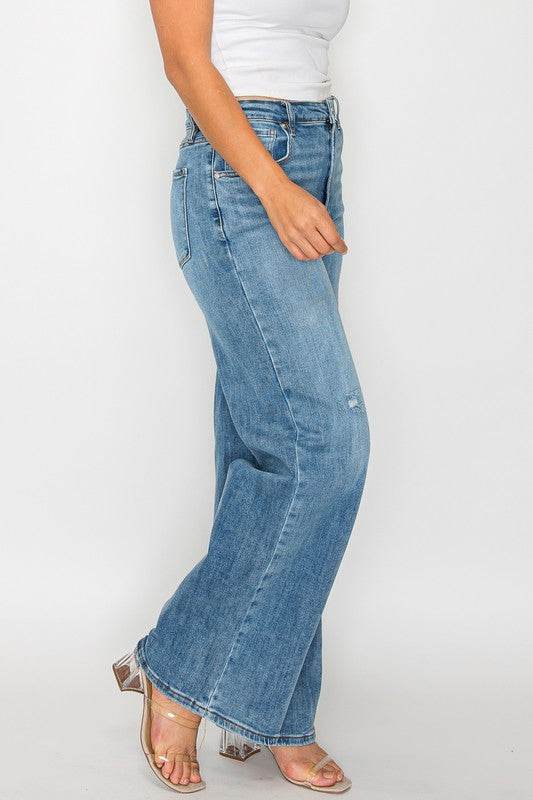 The Nadia Jean - High Rise Wide Leg Jeans by bytos