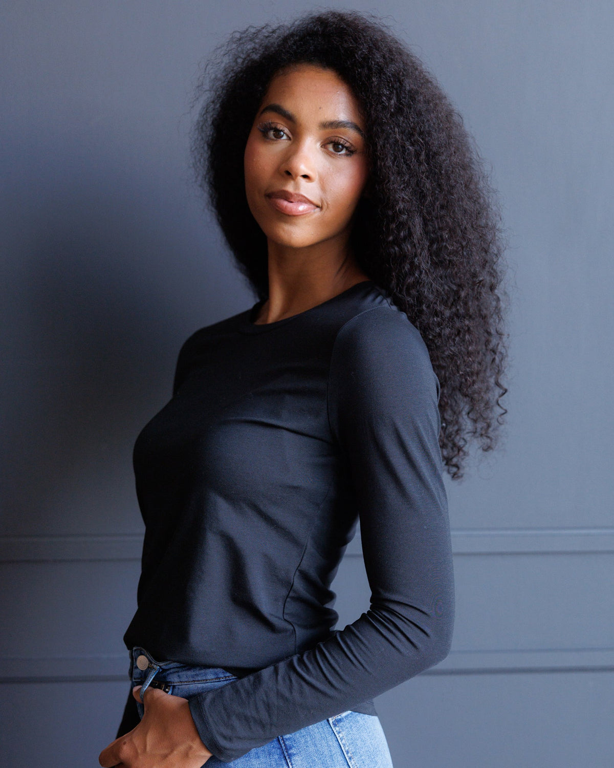Essential Long Sleeve Tee in multiple colors