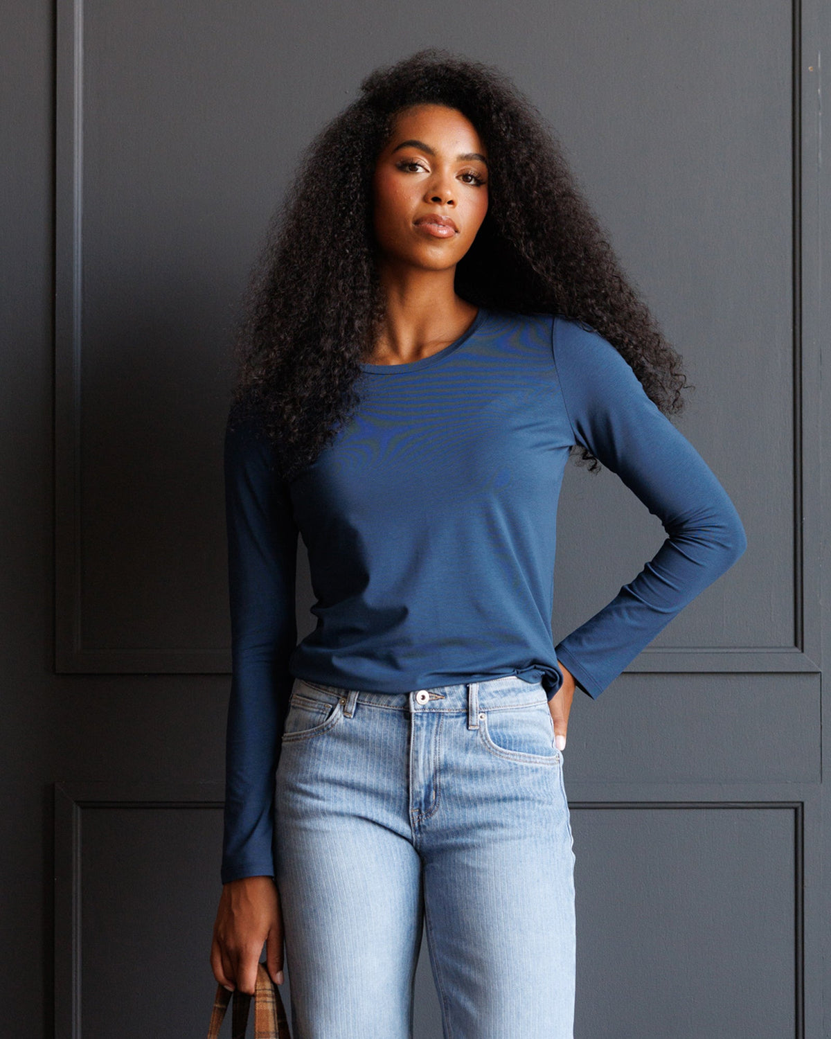Essential Long Sleeve Tee in multiple colors