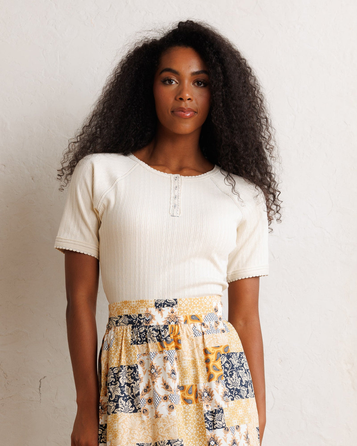 Pointelle Pretty Tee