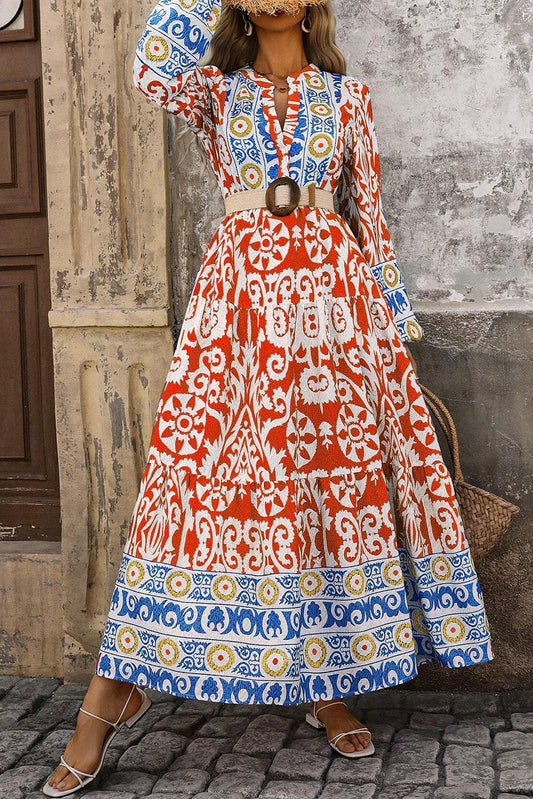 Geo Maxi Dress