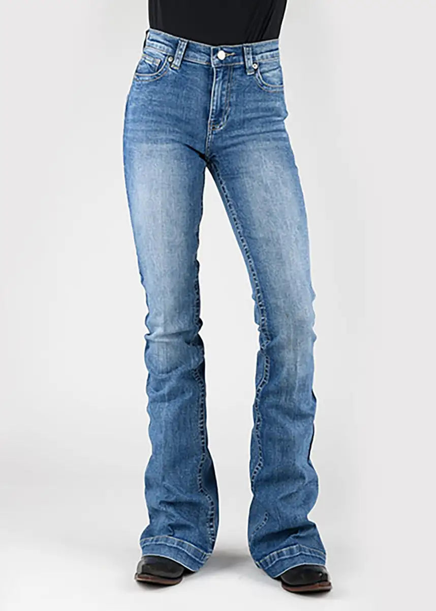 Tin Haul 595 Libby Fit - Blue Loop Pocket in medium wash (short, regular, long)