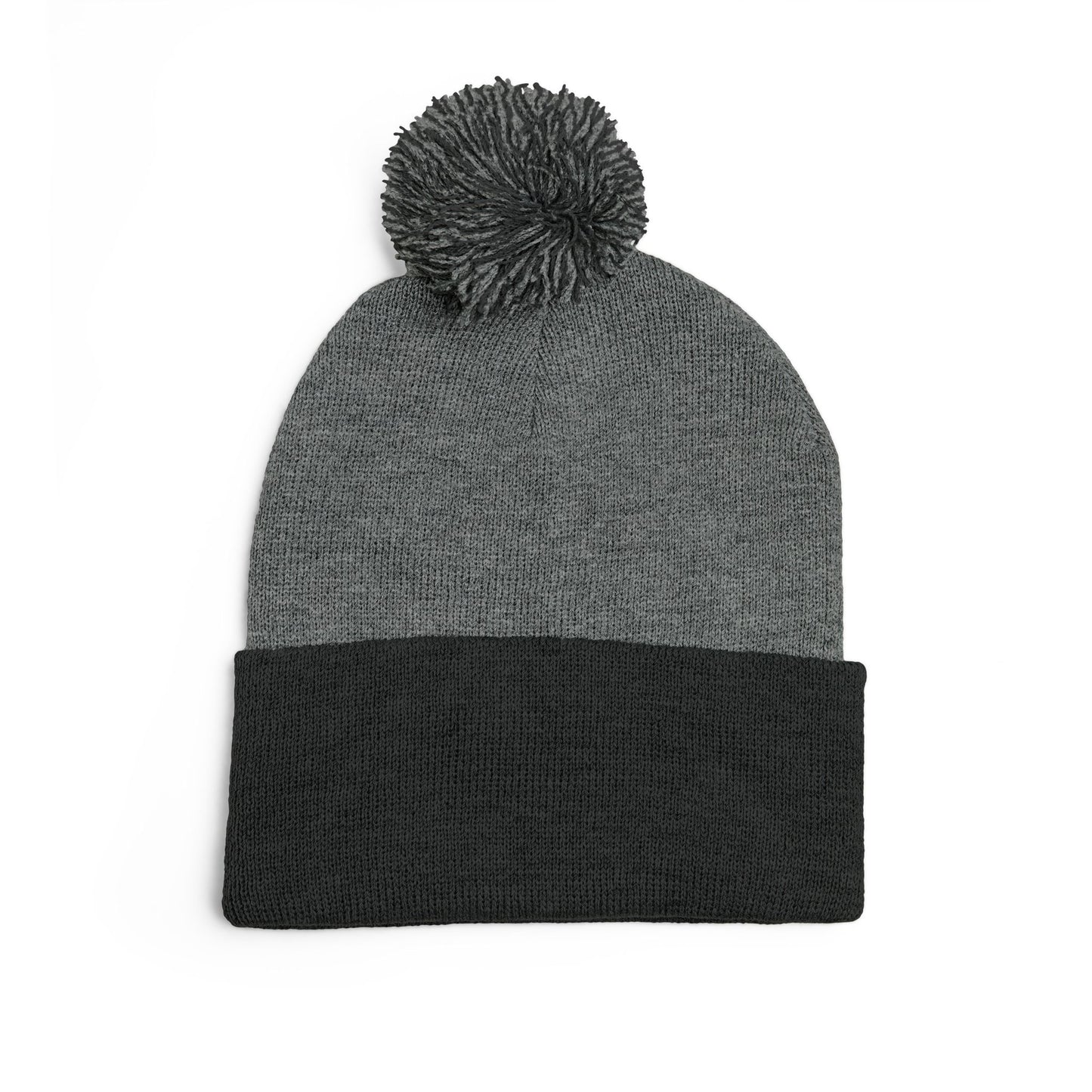 WTF Pom-Pom Knit Cap (Embroidery) - white font in multiple colors