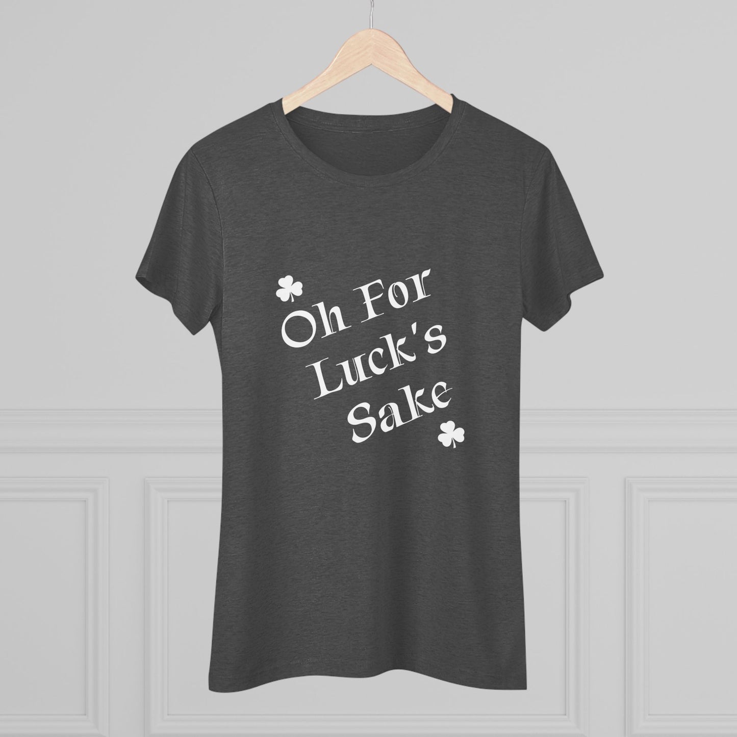 Luck's Sake NL Tee - white font