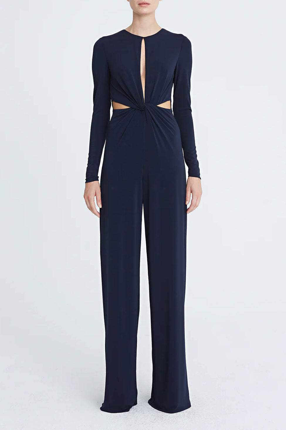 Halston Keyhole Jumpsuit