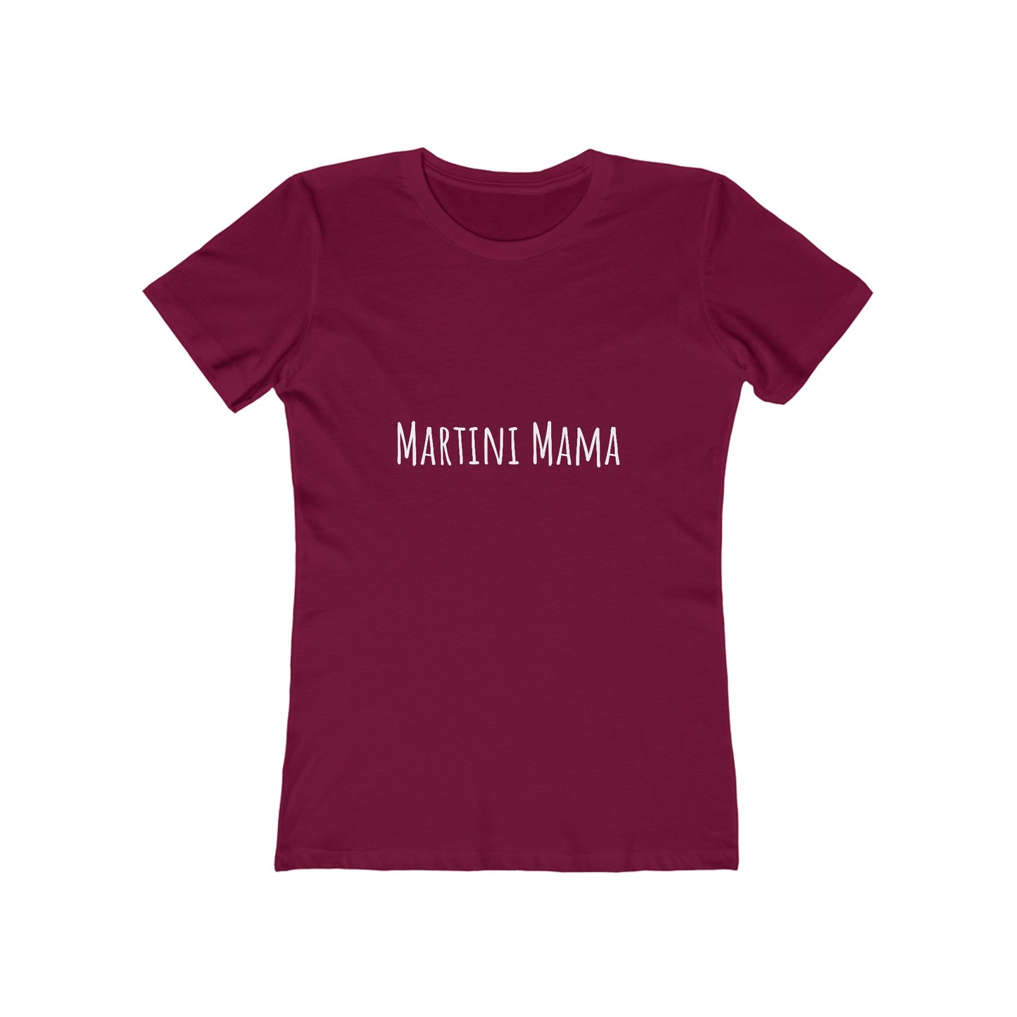 Martini Mama Comfy Tee - white font in multiple colors