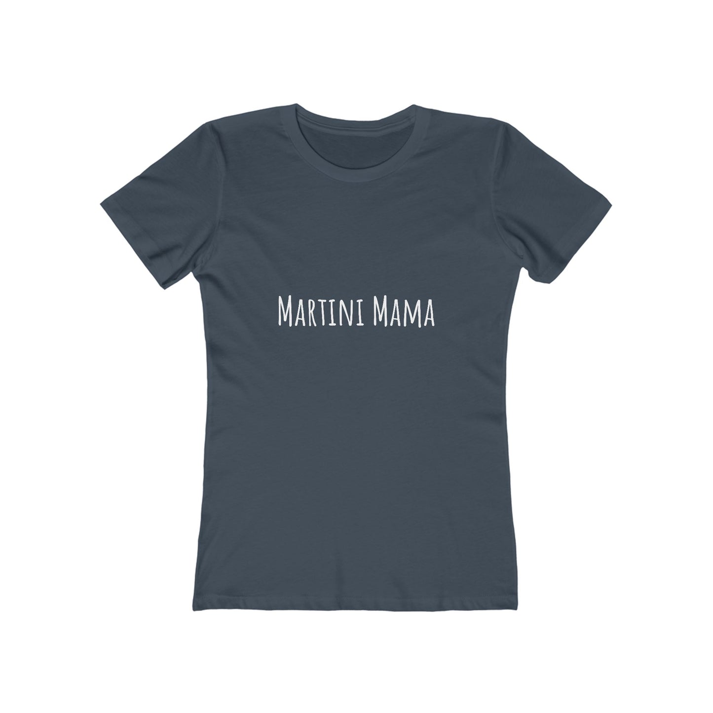 Martini Mama Comfy Tee - white font in multiple colors