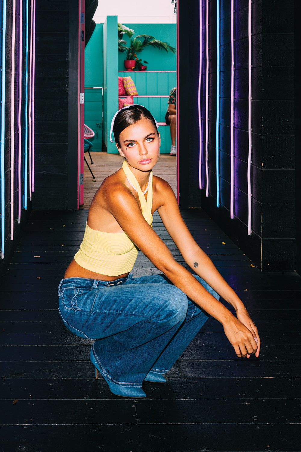 The Jessie Jean - High Rise Stretchy Bootcut by Enjean