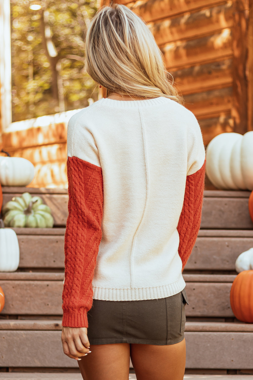 Evelyn Patched Drop Shoulder Sweater in multiple colors