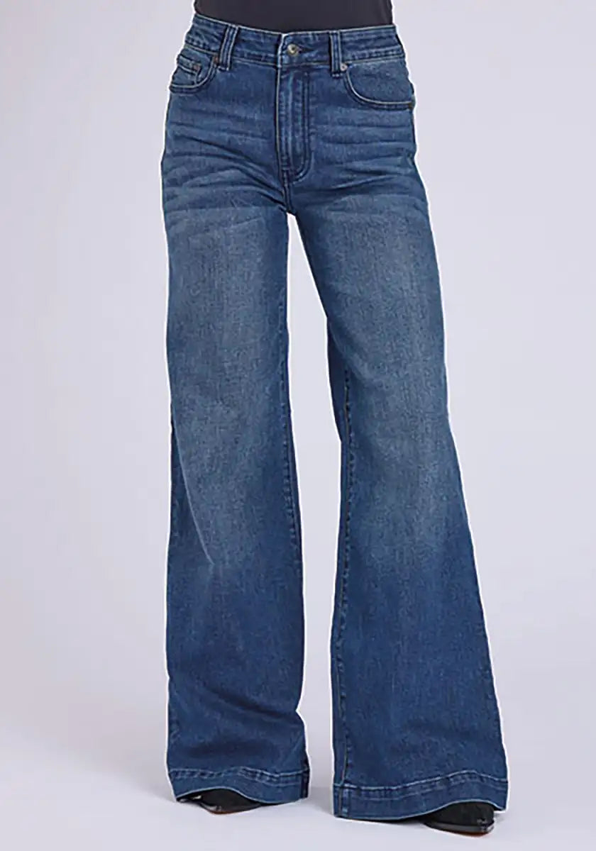 Stetson 751 Medium Wash (short, regular, long) - Wide Leg Welted Back Packets