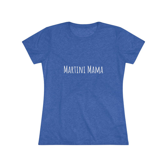 Martini Mama NL Tee - white font in multiple colors