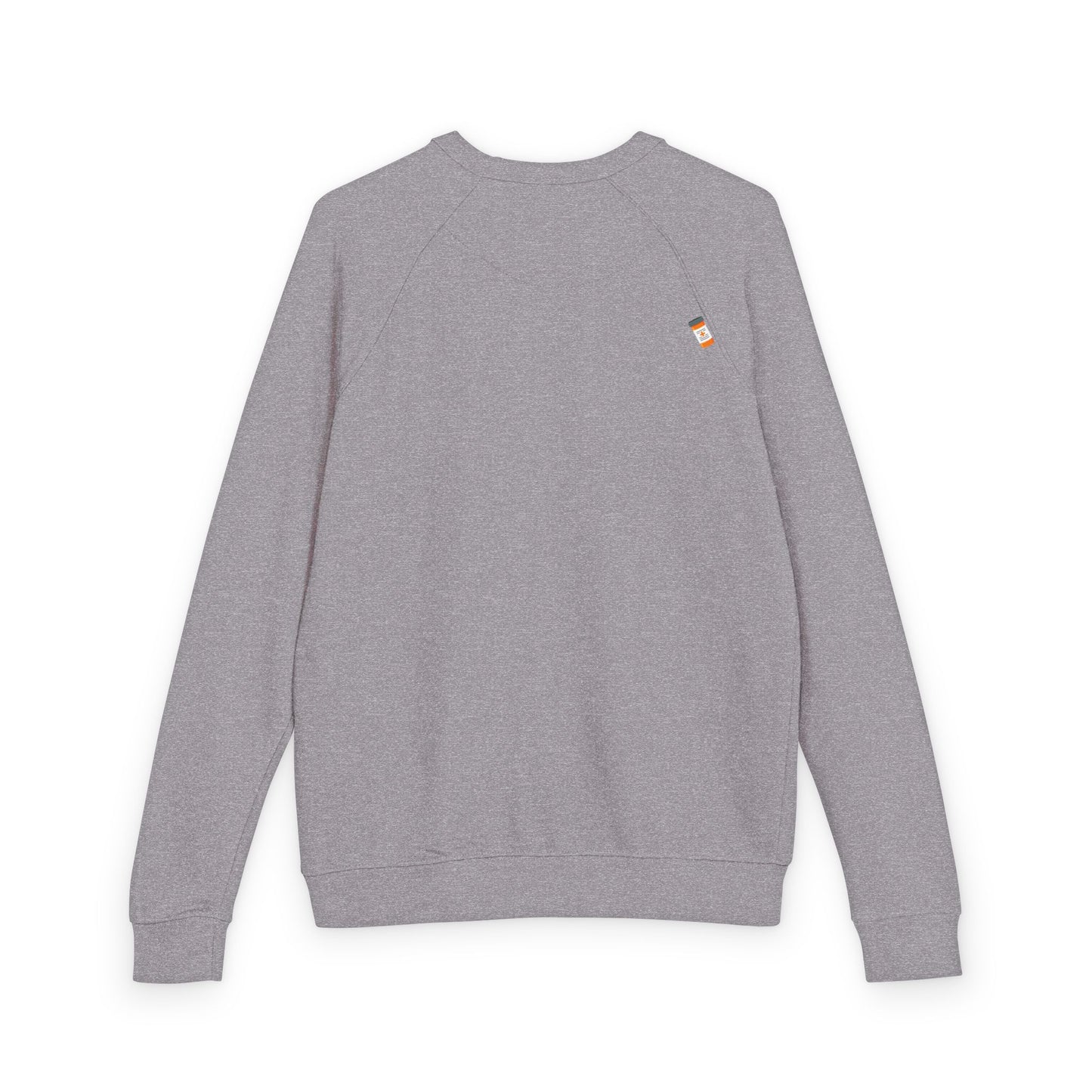 Xanax Straight Up French Terry Raglan Sweatshirt - white font in multiple colors