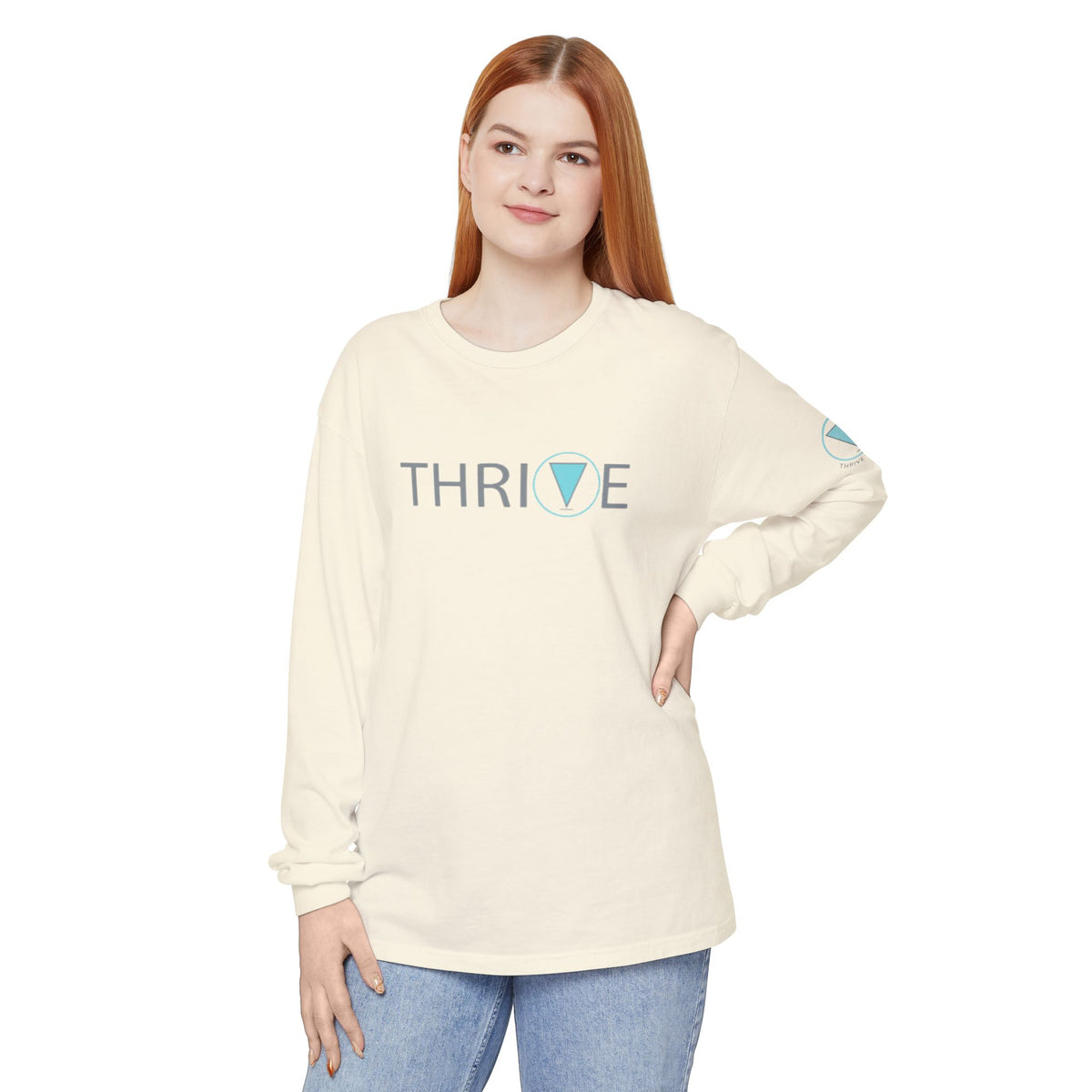 Thrive Long Sleeve Tee in multiple colors