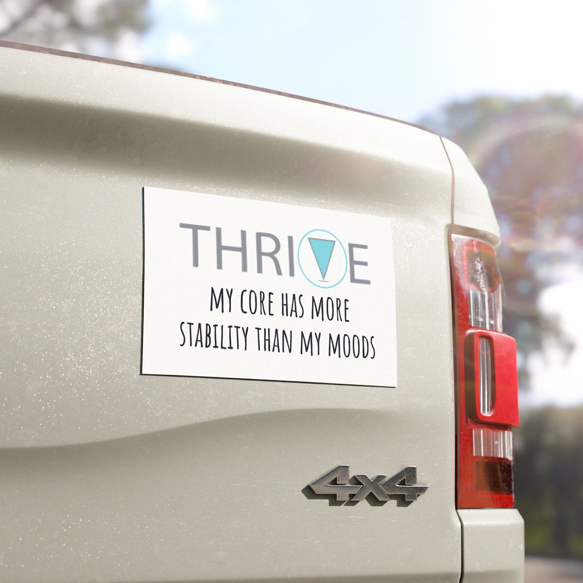 Thrive Funny Car Magnet - 7.5"x4.5"