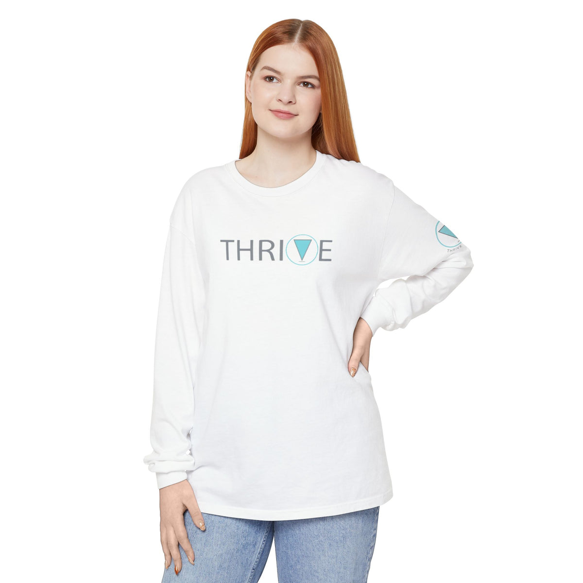 Thrive Long Sleeve Tee in multiple colors