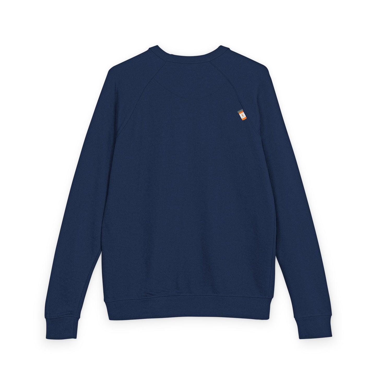 Xanax Straight Up French Terry Raglan Sweatshirt - white font in multiple colors