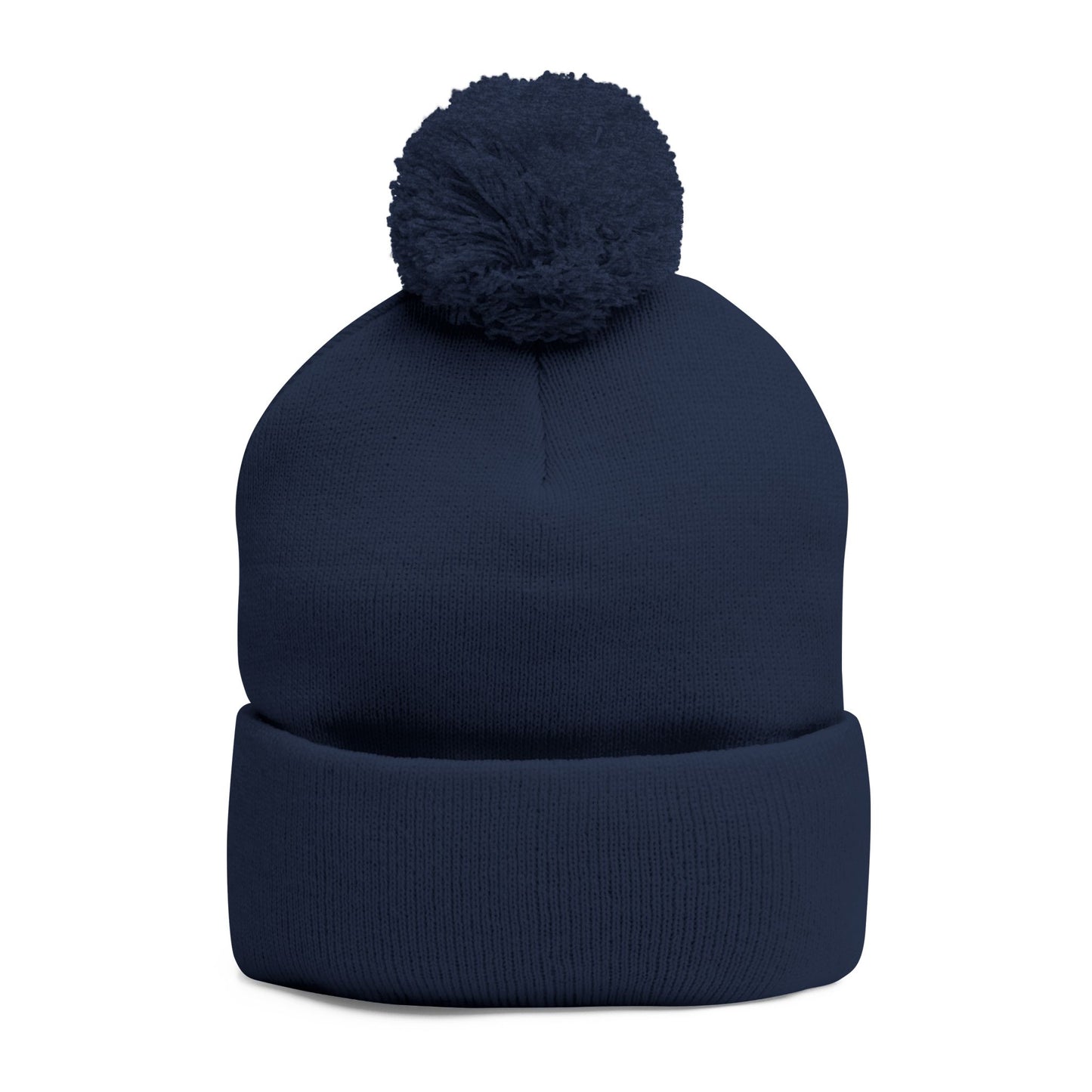 WTF Pom-Pom Knit Cap (Embroidery) - white font in multiple colors